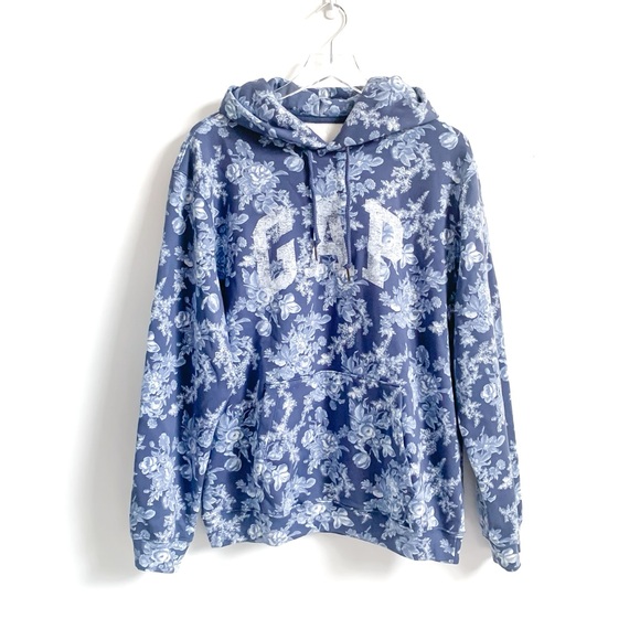 LoveShackFancy x GAP Floral Print Hoodie Unisex - Picture 2 of 12
